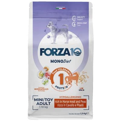 Forza10 Diet Dog Forza10 Mini & Toy Diet Häst & ärtor - 1,5 kg