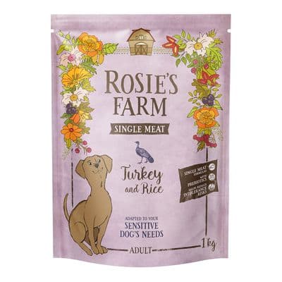 Rosie's Farm Rosie's Farm Single Meat Adult Kalkon & ris - 1 kg